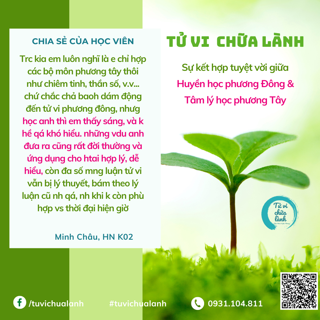 Cảm nhận học viên Tử Vi Chữa Lành