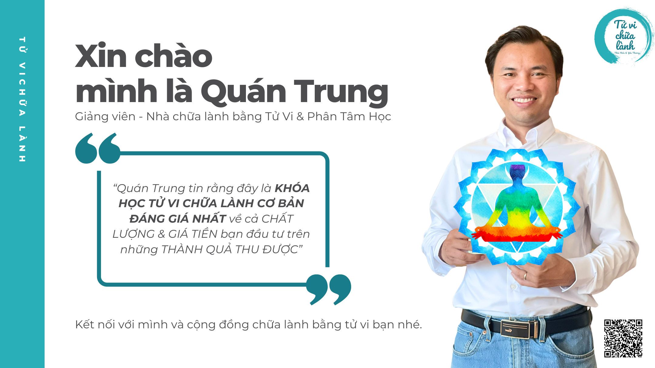 Thầy Quán Trung, nhà sáng lập Tử Vi Chữa Lành